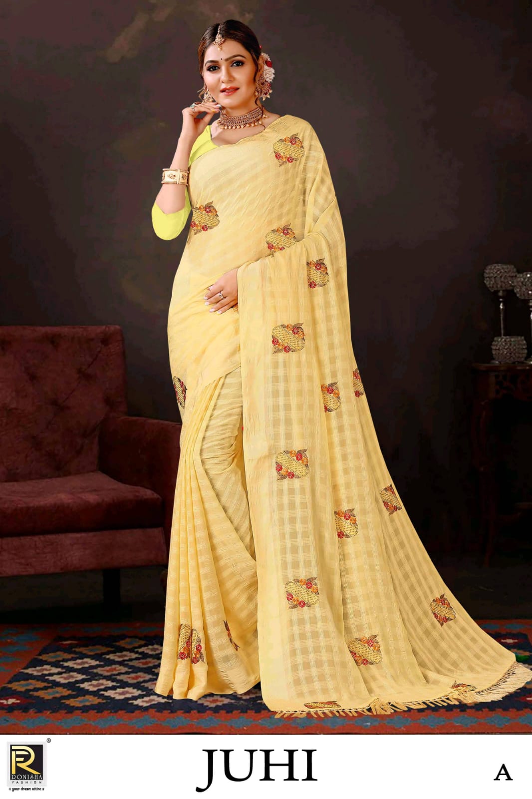 Ronisha Juhi Designer Sarees Catalog Lowest Price